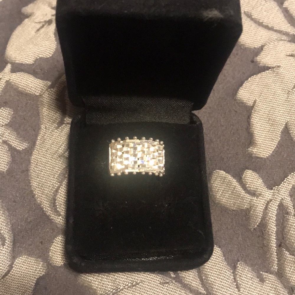Imperial silver ring